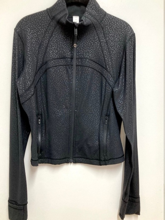 lululemon athletica Jackets & Blazers - lululemon athletica Black Leopard Daisy Emboss Define Jacket